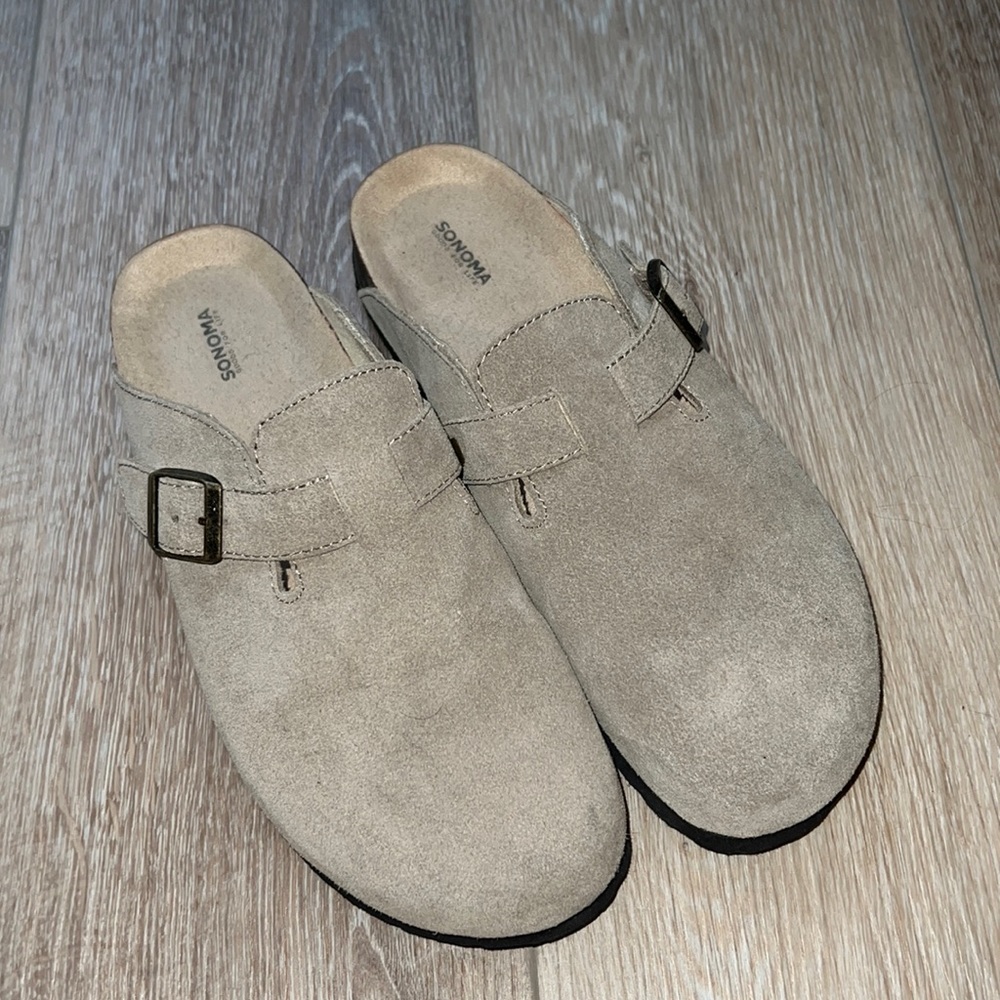 Sonoma Suede Clogs NWT